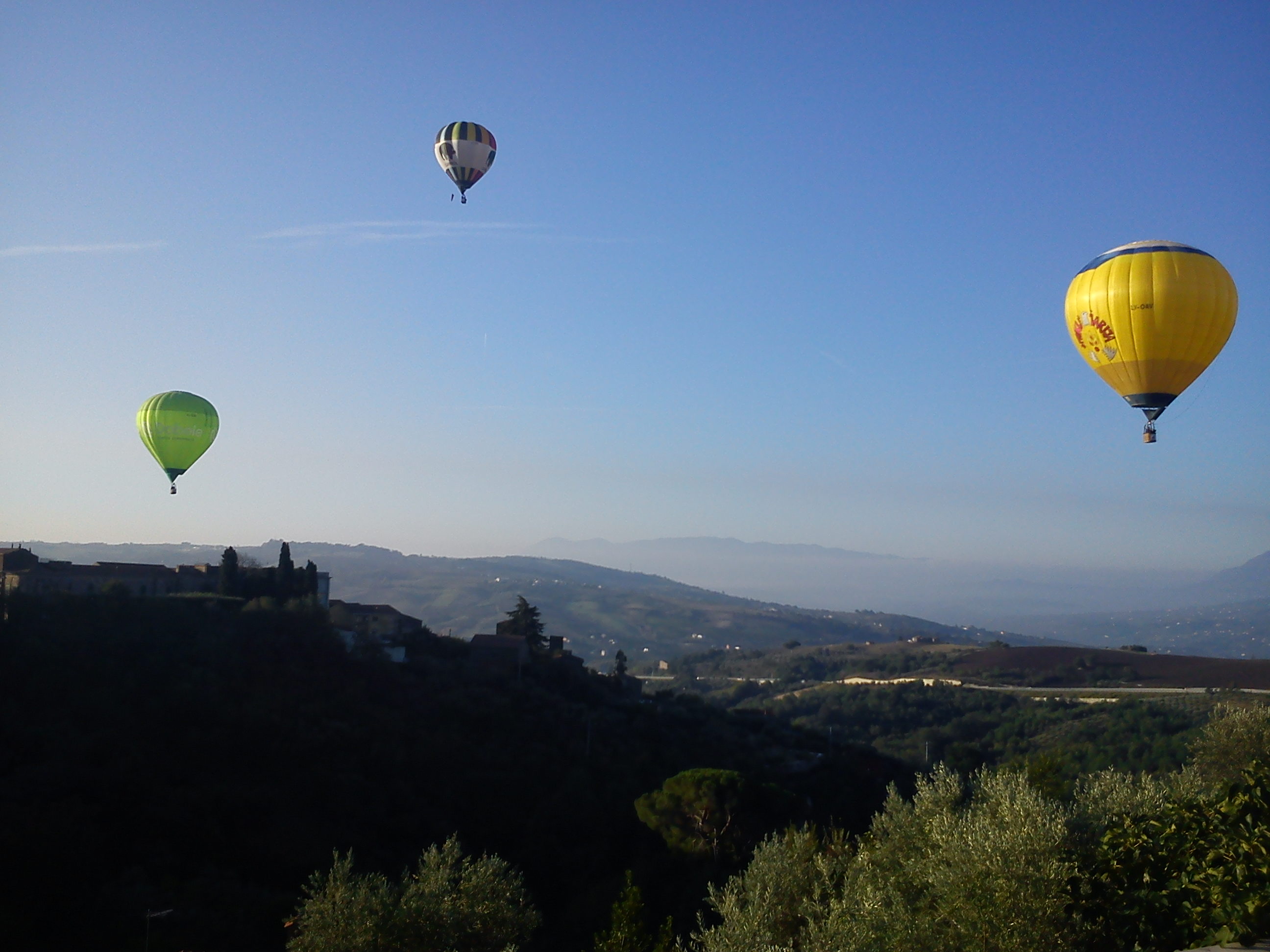 Fragneto Monforte - Le mongolfiere